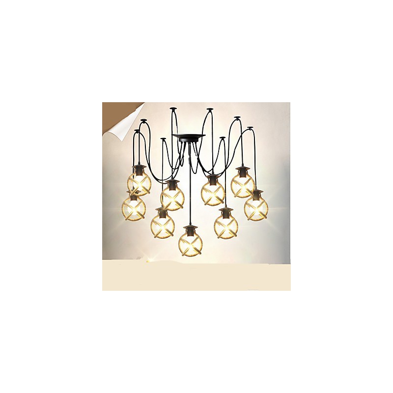 Rope lamp Chandelier Clothing long Creative The Heavenly Maids Scatter Blossoms. Spider lamp
