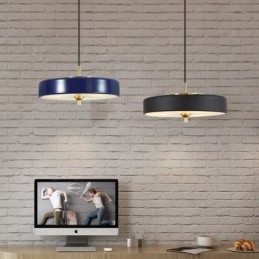 1 Light Modern Contemporary Luxury Pendant Light with Glass Shade