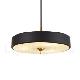 1 Light Modern Contemporary Luxury Pendant Light with Glass Shade