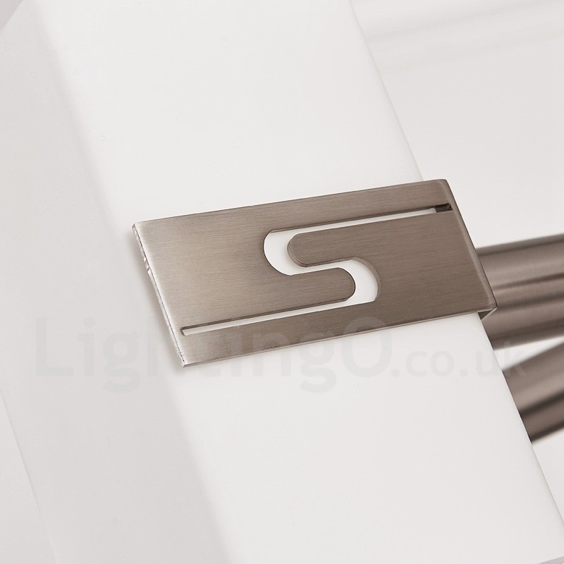 6 Light Modern Contemporary Chandelier with Glass Shade