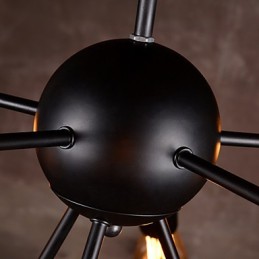 Creative 8 Light Brushed Nickel Chandelier