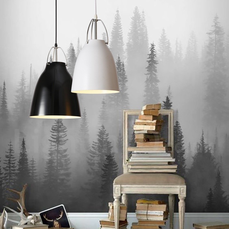 1 Light Modern Contemporary Aluminum alloy Pendant Light with Aluminum alloy Shade