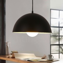 1 Light Modern Contemporary Steel Pendant Light with Aluminum alloy Shade
