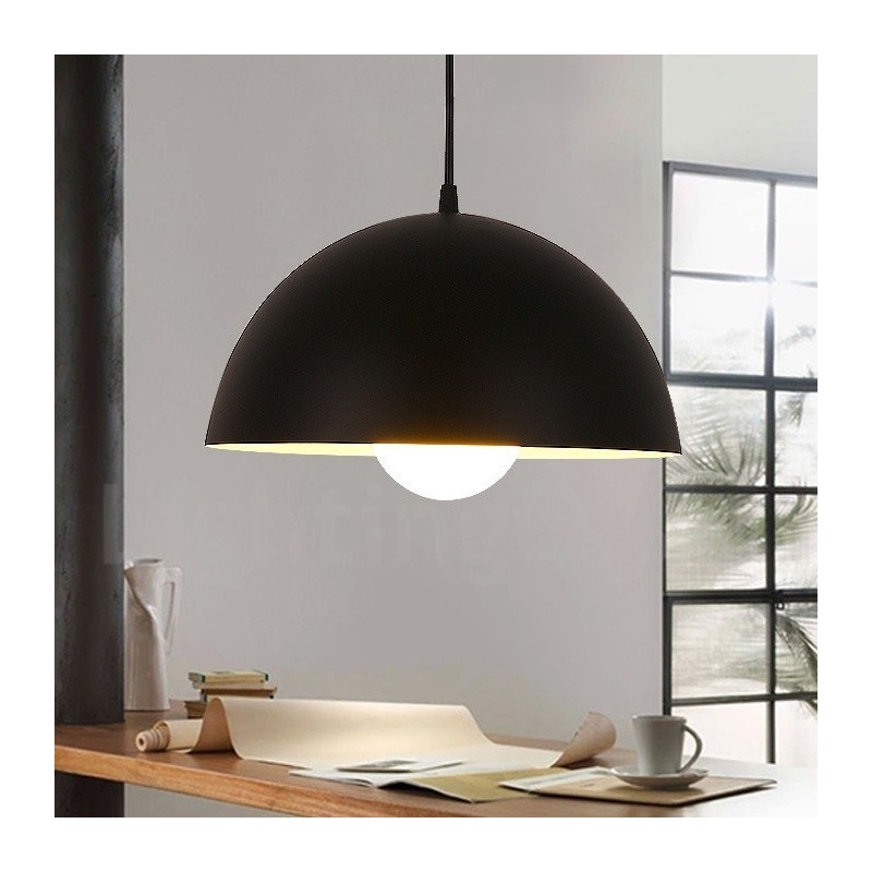 1 Light Modern Contemporary Steel Pendant Light with Aluminum alloy Shade