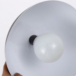 1 Light Modern Contemporary Steel Pendant Light with Aluminum alloy Shade