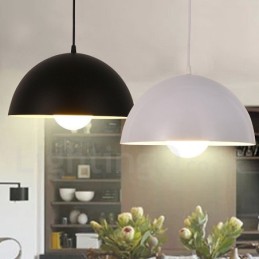 1 Light Modern Contemporary Steel Pendant Light with Aluminum alloy Shade