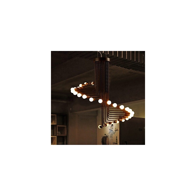 Country Painting Metal Chandelier