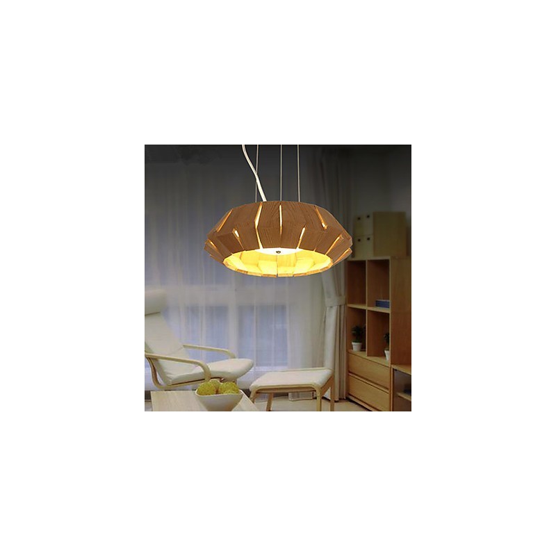 Chandelier Country Wood Bamboo