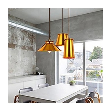 Chandelier Mini Style Modern Contemporary Metal 3 Light Pendant Light