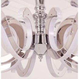 8 Light Modern Contemporary Luxury Pendant Lamp Chandelier with Glass Shade