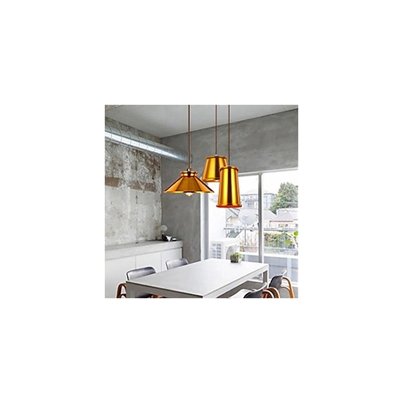 Chandelier Mini Style Modern Contemporary Metal 3 Light Pendant Light
