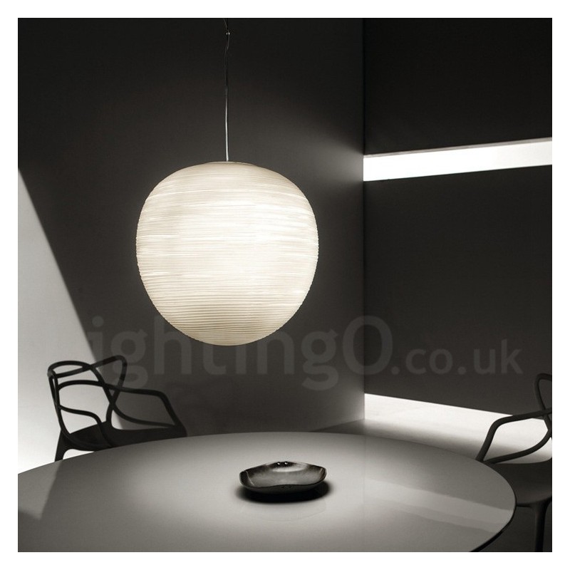 1 Light Modern Contemporary Pendant Light Ceiling Lamp with Glass Shade