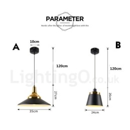 1 Light Modern Contemporary Pendant Light Ceiling Lamp