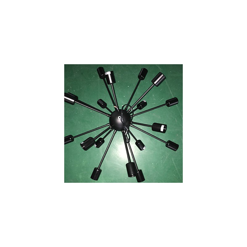 North American Style Minimalist Radial 18 Light Chandelier