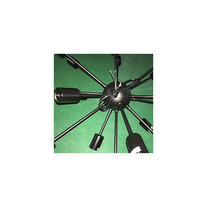 North American Style Minimalist Radial 18 Light Chandelier