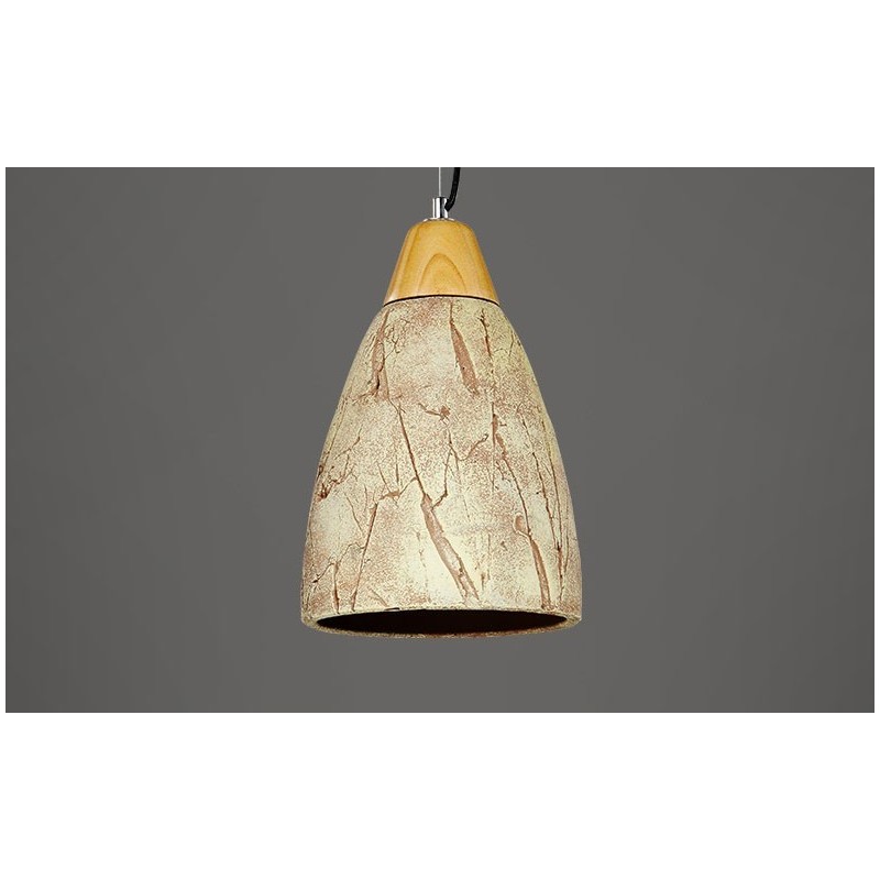 1 Light Cement Modern Contemporary Pendant Light Ceiling Lamp