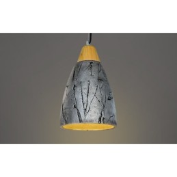 1 Light Cement Modern Contemporary Pendant Light Ceiling Lamp