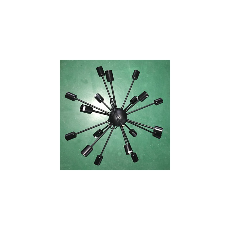 North American Style Minimalist Radial 18 Light Chandelier