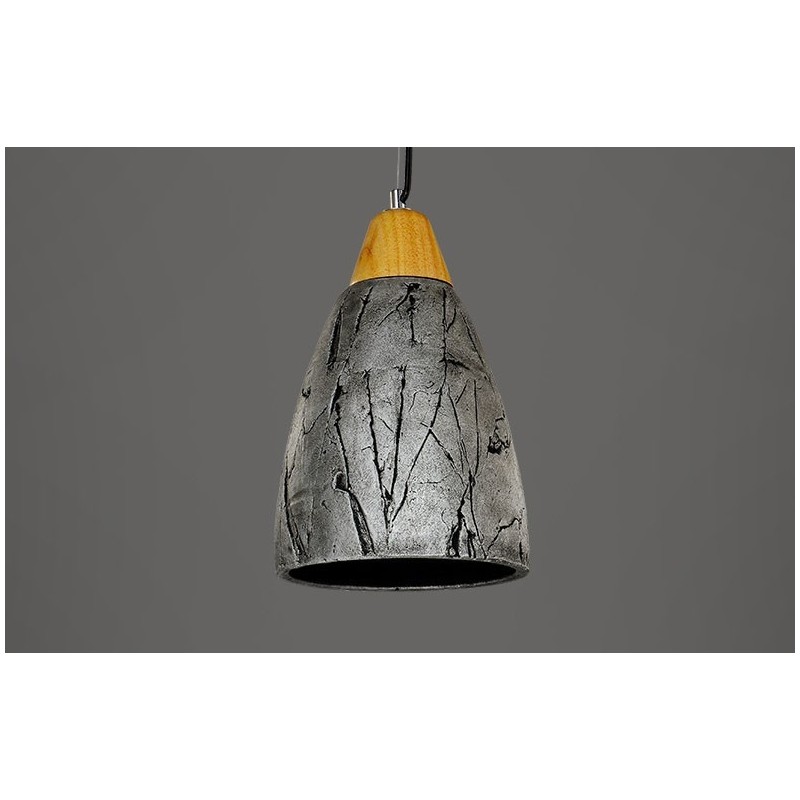 1 Light Cement Modern Contemporary Pendant Light Ceiling Lamp