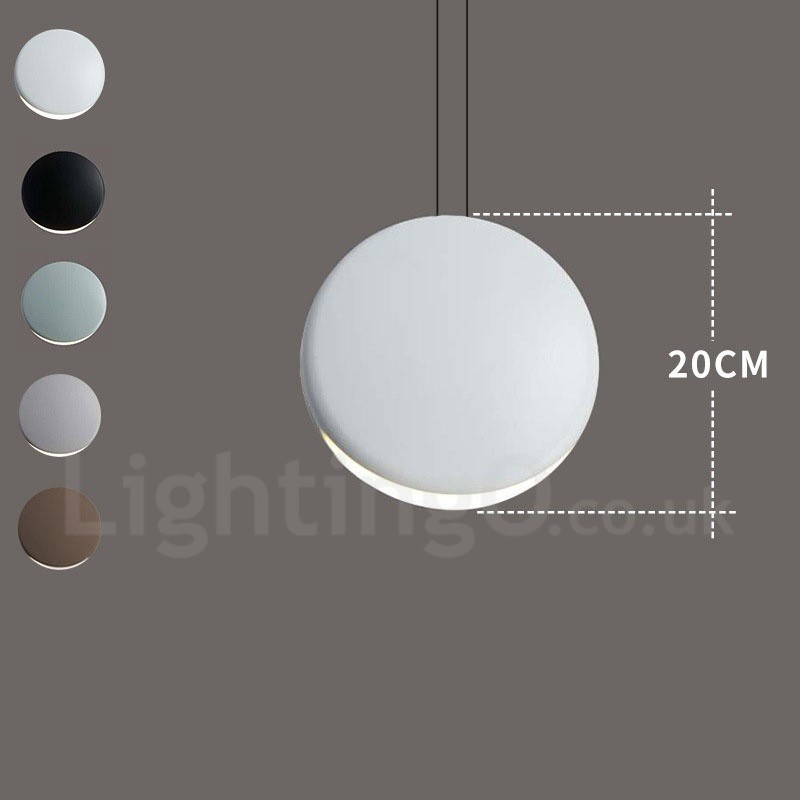 1 Light Cement Modern Contemporary Pendant Light Ceiling Lamp