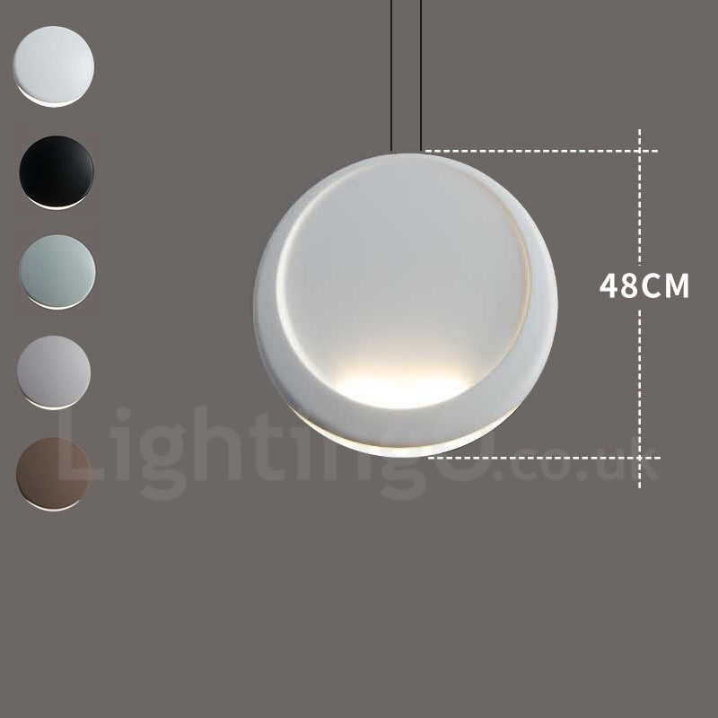 1 Light Cement Modern Contemporary Pendant Light Ceiling Lamp