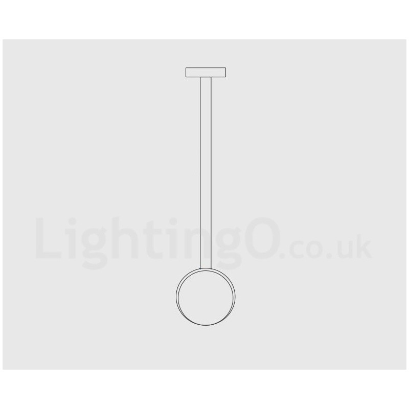 1 Light Cement Modern Contemporary Pendant Light Ceiling Lamp