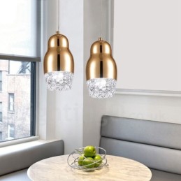 Modern Contemporary 1 Light Aluminum Alloy Pendant Light with Acrylic Shade
