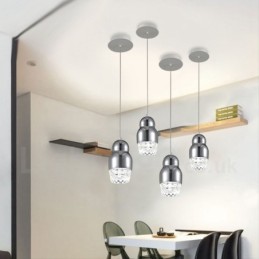 Modern Contemporary 1 Light Aluminum Alloy Pendant Light with Acrylic Shade