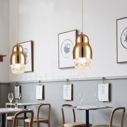 Modern Contemporary 1 Light Aluminum Alloy Pendant Light with Acrylic Shade