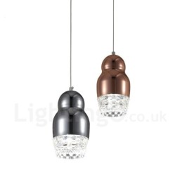 Modern Contemporary 1 Light Aluminum Alloy Pendant Light with Acrylic Shade