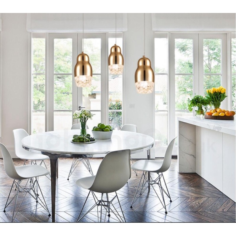 Modern Contemporary 1 Light Aluminum Alloy Pendant Light with Acrylic Shade