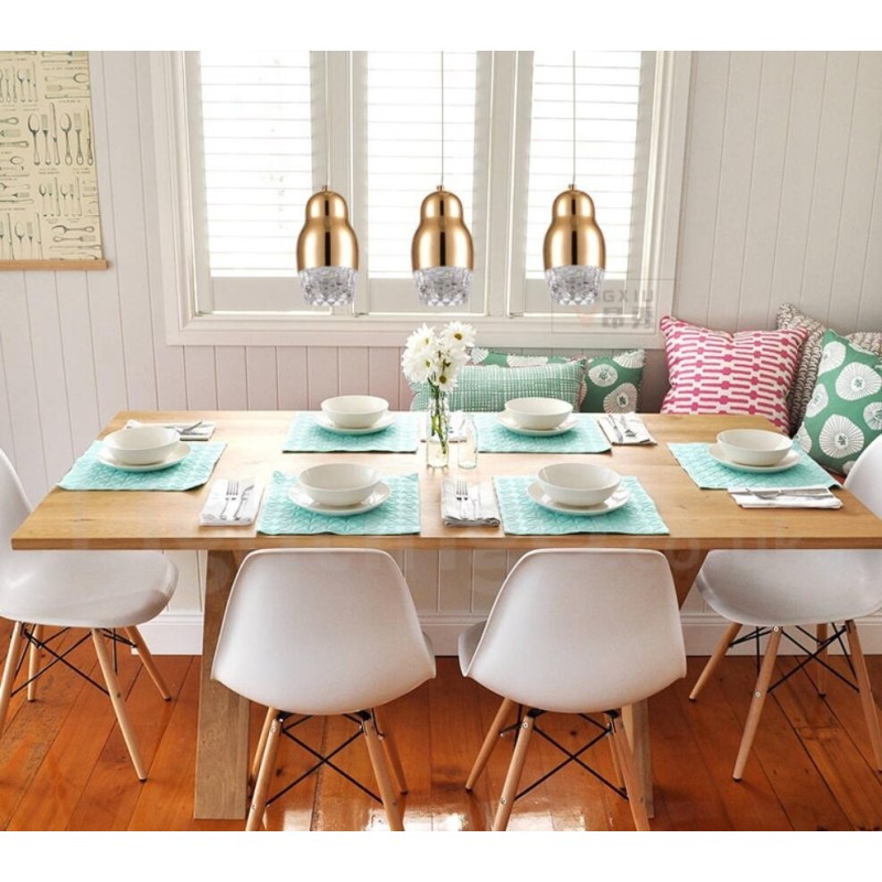 Modern Contemporary 1 Light Aluminum Alloy Pendant Light with Acrylic Shade