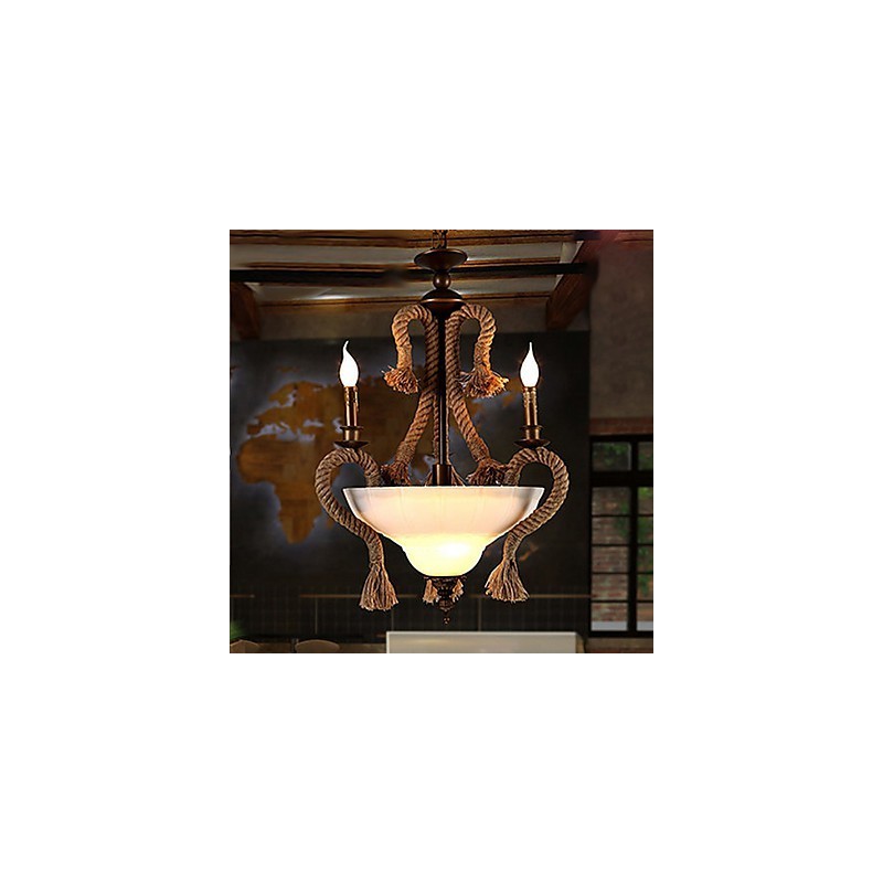 Chandelier Mini Style Modern Contemporary Metal