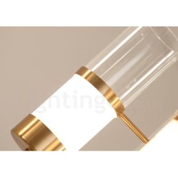 Rustic Lodge Modern Contemporary 6 Light Steel Chandelier with Glass Shade