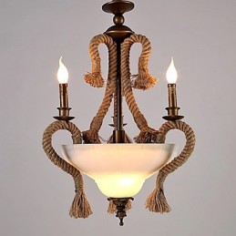 Chandelier Mini Style Modern Contemporary Metal
