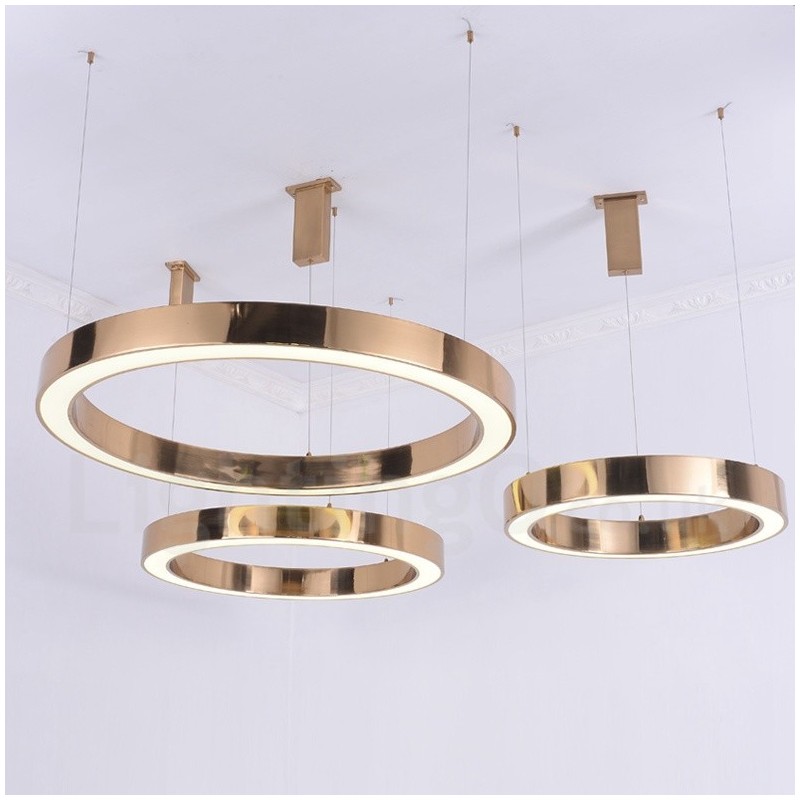 Modern Contemporary 1 Light Steel Pendant Light with Acrylic Shade