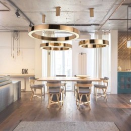 Modern Contemporary 1 Light Steel Pendant Light with Acrylic Shade