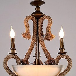 Chandelier Mini Style Modern Contemporary Metal