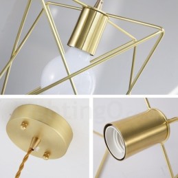 Modern Contemporary 1 Light Steel Pendant Light with Shade