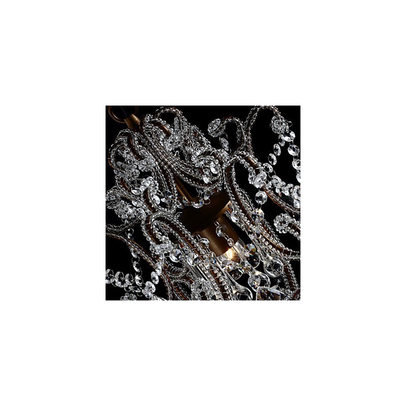 Modern Chandelier Design Vintage Chandelier Loft Crystal Light Fixture Lustre Hanging Lamp