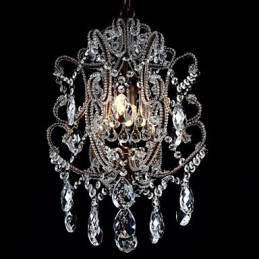 Modern Chandelier Design Vintage Chandelier Loft Crystal Light Fixture Lustre Hanging Lamp
