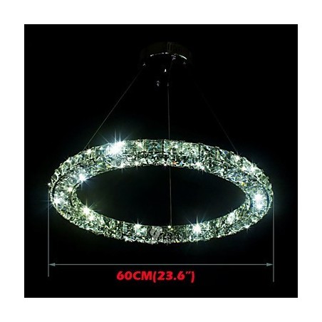 Crystal Pendant Lighting Modern Single Three Sides K9 Crystal Indoor Ceiling Lights Lamp Fixtures