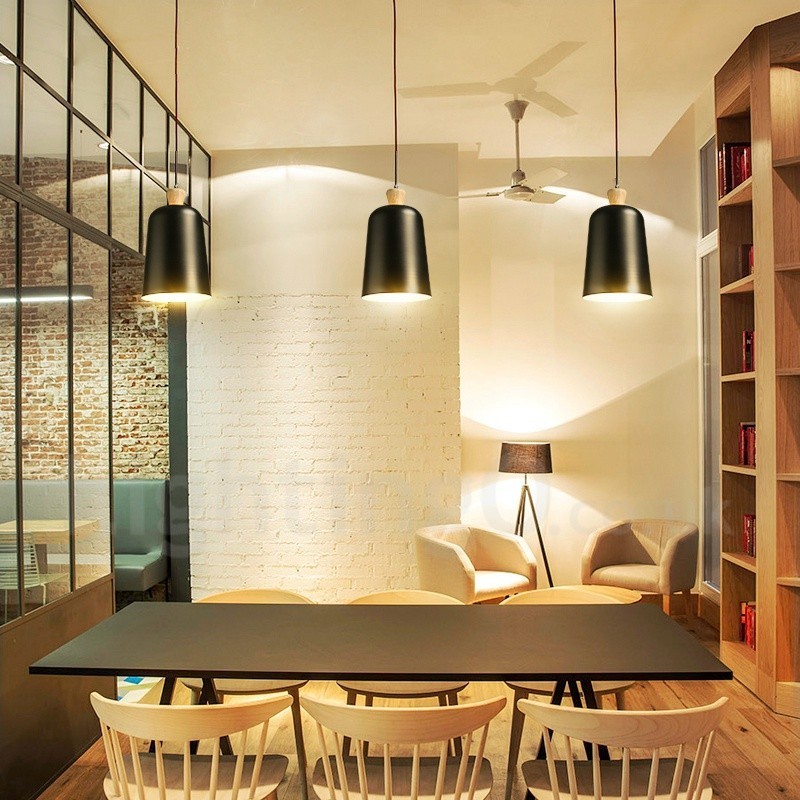 Modern Contemporary 1 Light Aluminum Alloy Pendant Light with Aluminum Alloy Shade