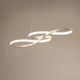 Modern Contemporary Light Aluminum Alloy Pendant Light with Acrylic Shade
