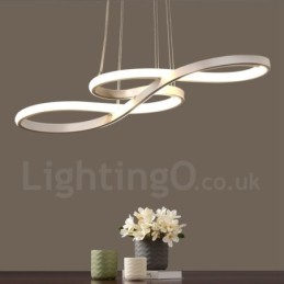 Modern Contemporary Light Aluminum Alloy Pendant Light with Acrylic Shade