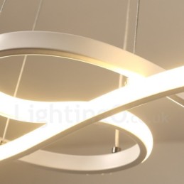 Modern Contemporary Light Aluminum Alloy Pendant Light with Acrylic Shade
