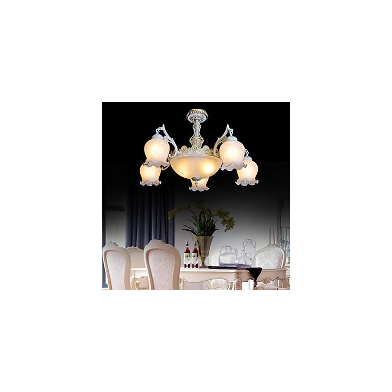 Chandelier Traditional Classic Vintage Retro Metal