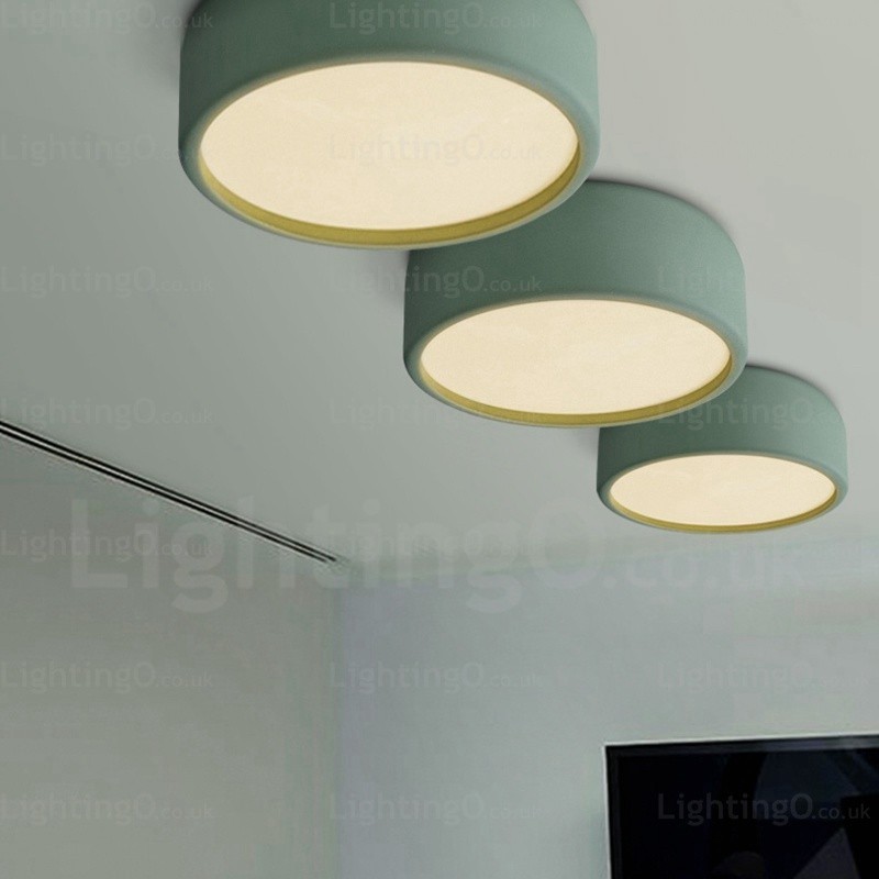 1 Light Nordic Ceiling Lights with Acrylic Shade