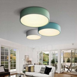 1 Light Nordic Ceiling Lights with Acrylic Shade