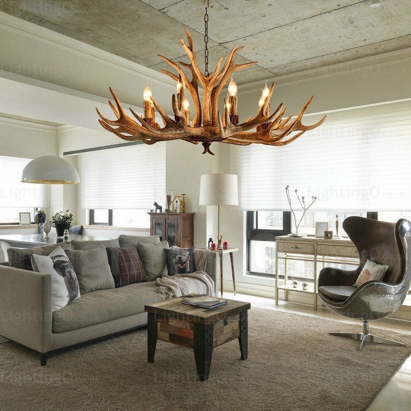 8 Light Country Rustic Nordic Modern Contemporary Chandelier